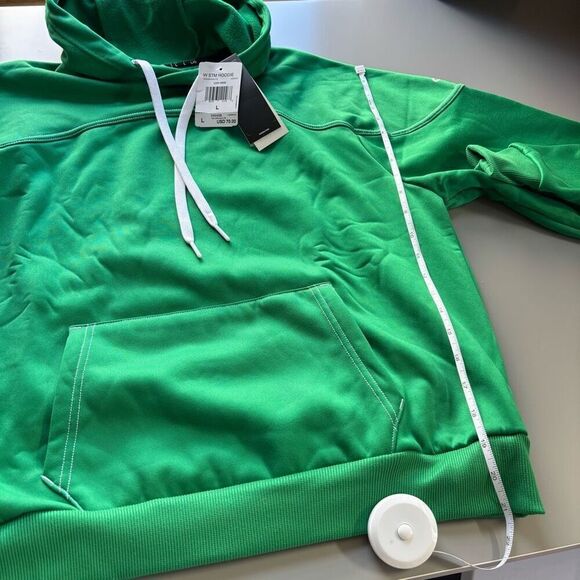 Adidas STM pullover hoodie women’s large tea green white new - Picture 7 of 12